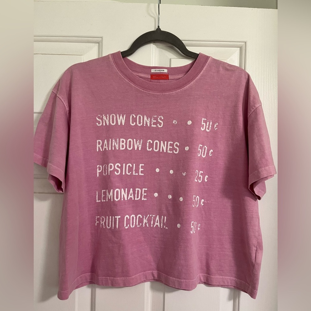 MOTHER The Grab Bag Crop Tee - Large